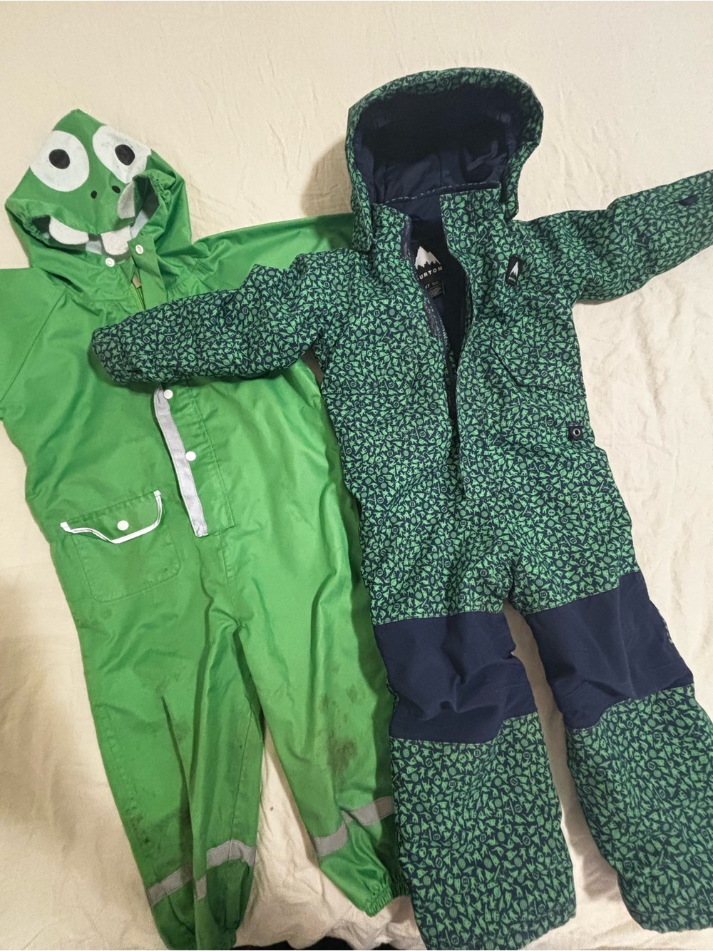 Burton Snowsuit Size 4/5 & Rainsuit 5/6